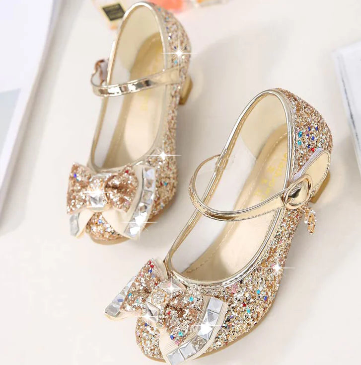 Girls' Princess Dance Flats with Studs