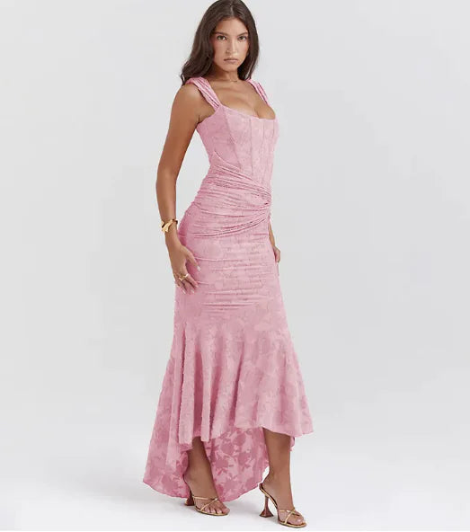 Mozision Off-Shoulder Ruched Bodycon Party Dress