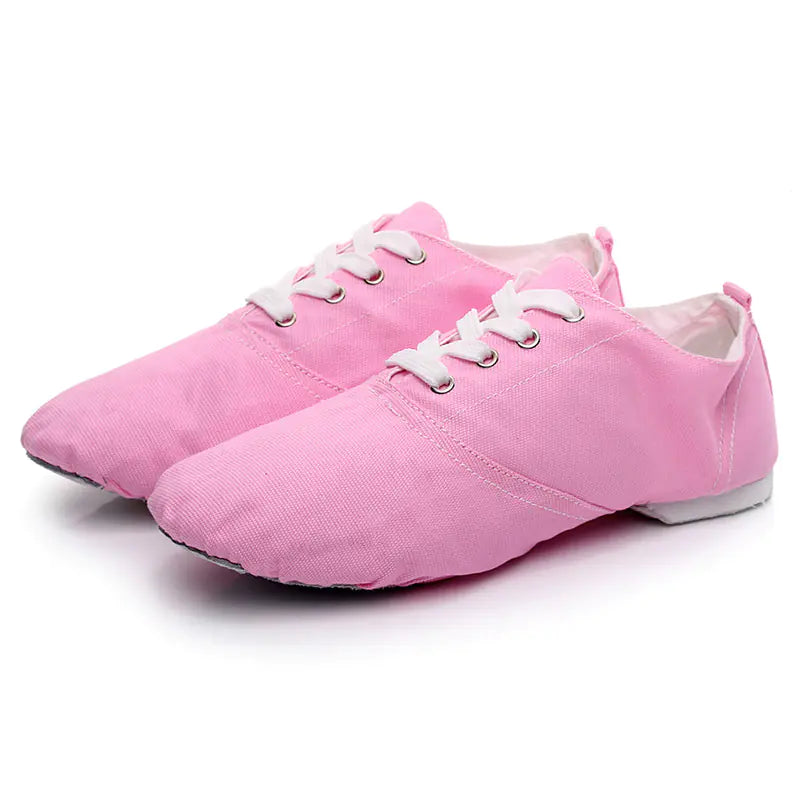 Children's Dance Shoes - Canvas Jazz and Ballet Styles