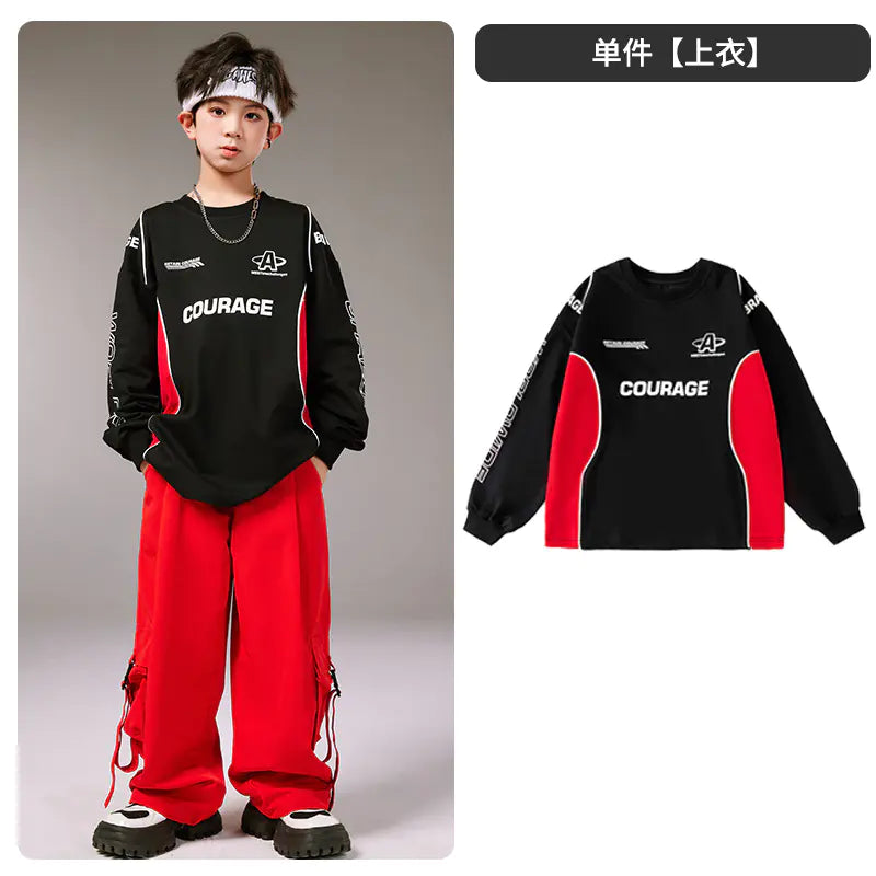 Kids Hip-Hop Dance Outfit for Boys and Girls Set