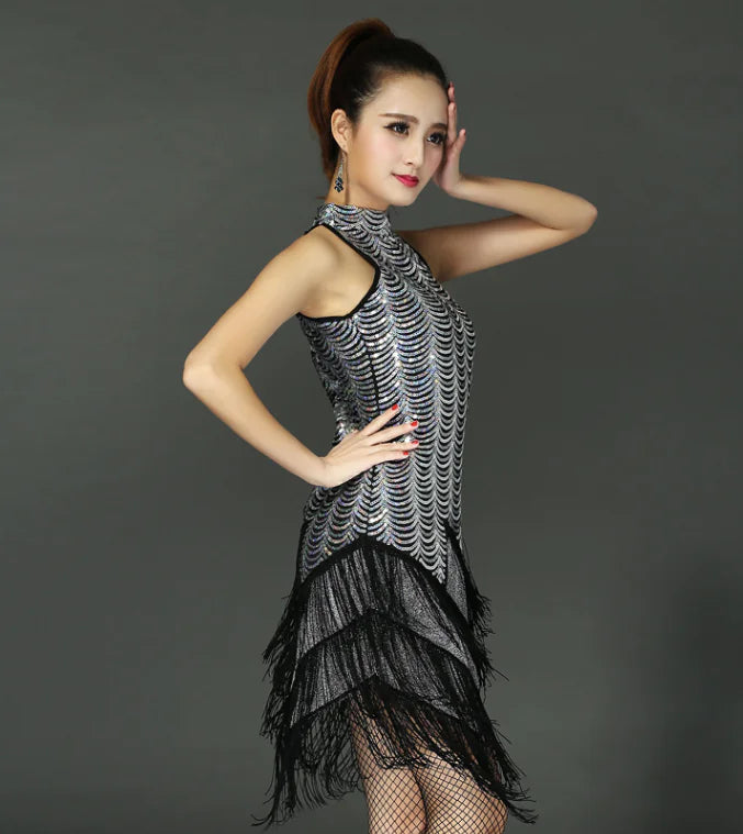 Latin Dance Costume, Skirt, Performance Outfit