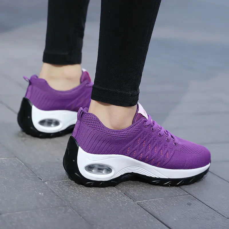 Breathable Women's Dance Shoes with Thick Soles