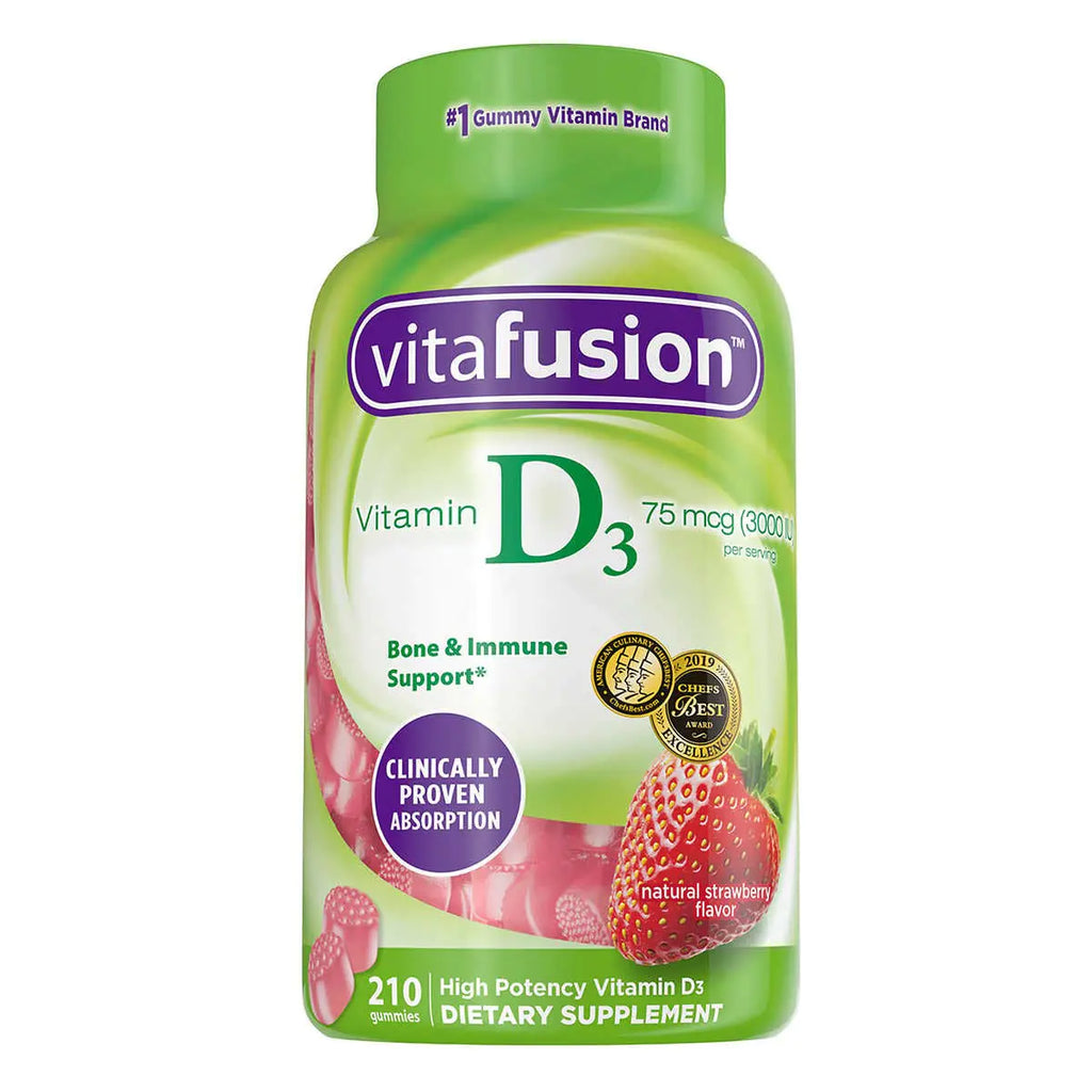 Vitafusion Vitamin D₃ 75 mcg 210 Adult Gummies