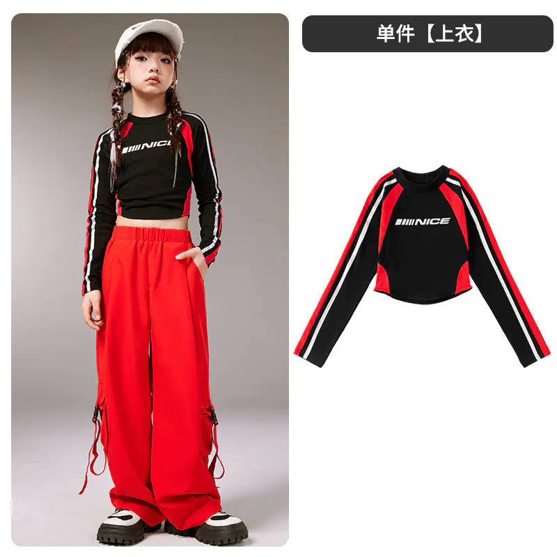 Kids Hip-Hop Dance Outfit for Boys and Girls Set
