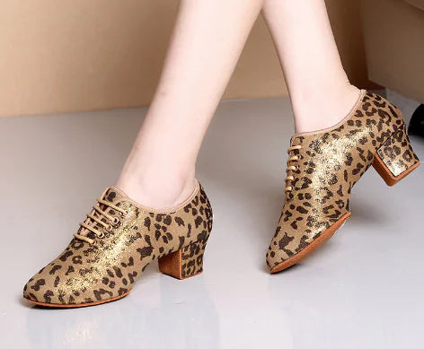 Soft Soled Oxford Cloth Dance Shoes for Practice
