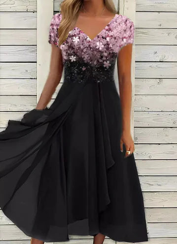 Women's Chiffon Party Dress - Summer Fashion 2022 (One Piece)