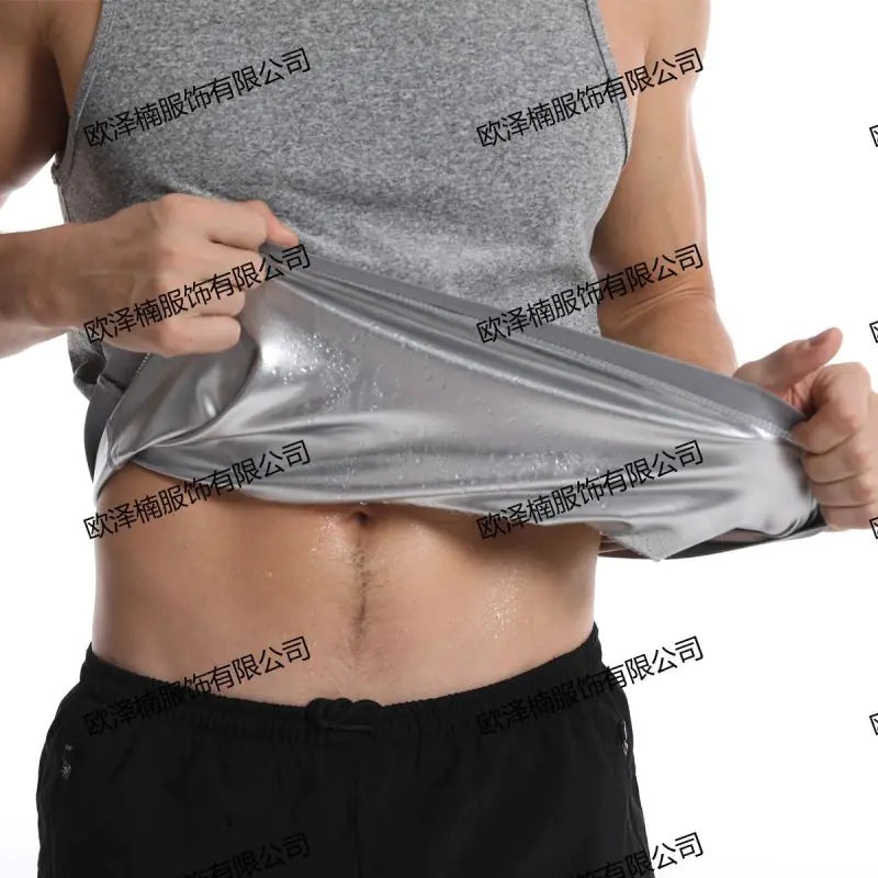 Men's Sauna Sweat Suit for Fitness and Yoga Training