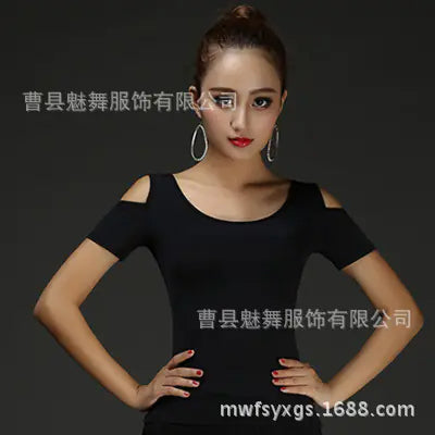 New Women's Latin Dance Top for Performances and Practice