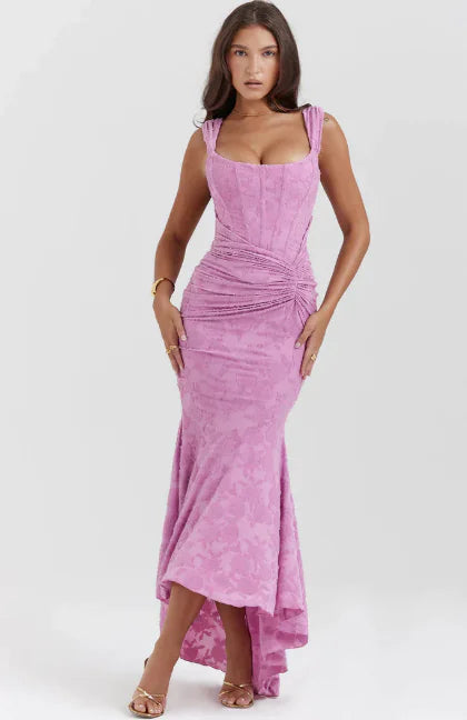 Mozision Off-Shoulder Ruched Bodycon Party Dress