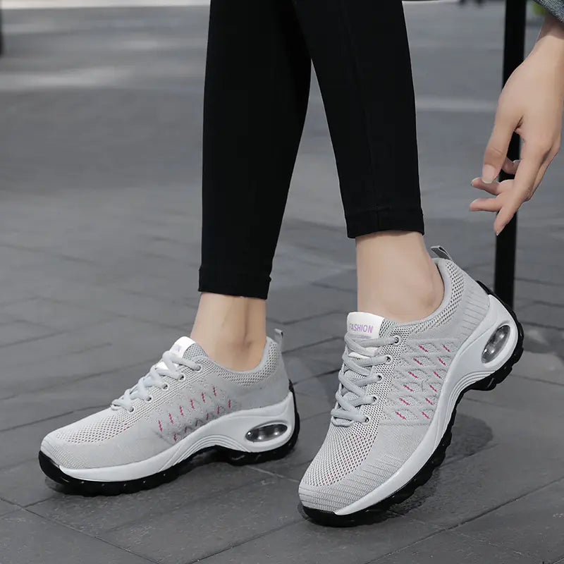 Breathable Women's Dance Shoes with Thick Soles