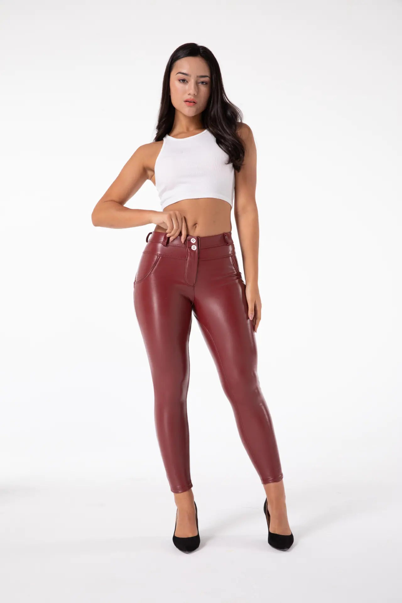 Plus Size Slimming Dance Fitness Pants for Women