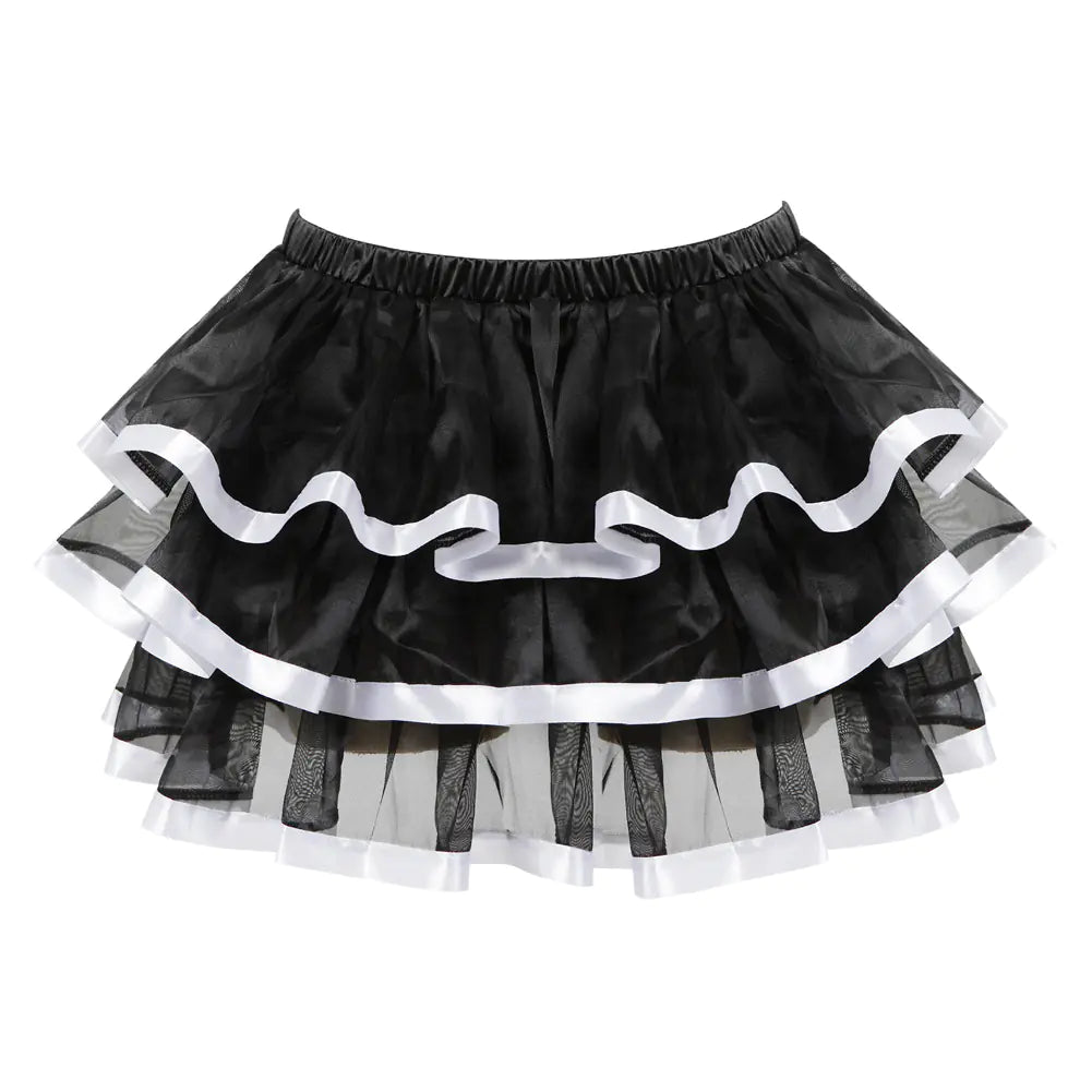 Corset with Tutu Mini Dance Skirt Lingerie Outfit