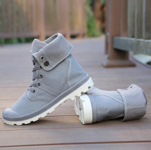 Men's High-Top Canvas Sneakers for Street Dance