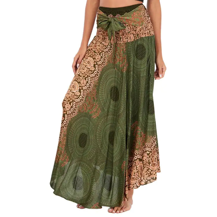 Leisure Beach Vacation Big Skirt Belly Dance Outfit