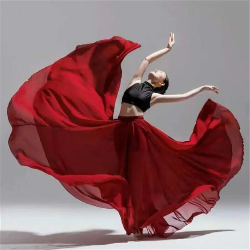 Elegant Classical Dance Costume with Half-Length Skirt