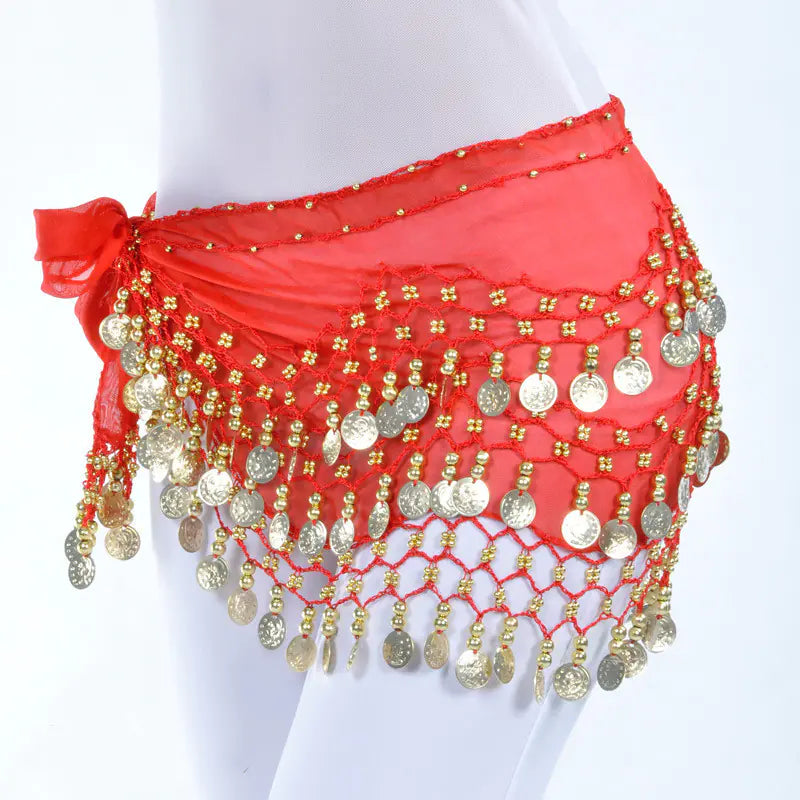 Three-Layer Belly Dance Waist Chain and Waistband