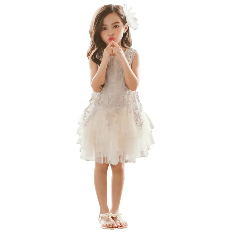 2020 Summer Children's Lace Princess Dress for Dance