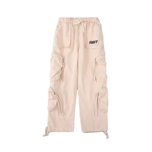 Vintage Hip Hop Dance Outfit: Shirt, Cargo Pants & Vest