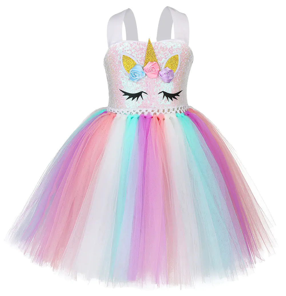 Unicorn Tutu Dress for Christmas Party and Rave