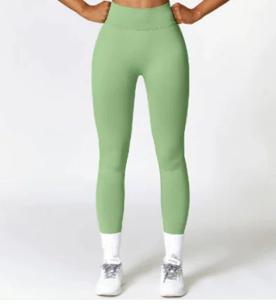 High Waist Hip Lift Brushed Yoga Pants Women's Fitness Pants