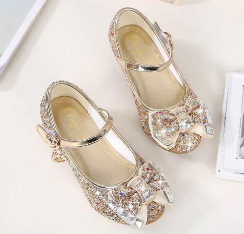 Girls' Princess Dance Flats with Studs