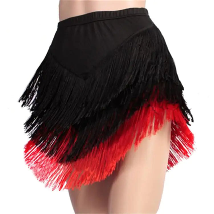 Adult Latin Dance Skirt for Performances and Practice