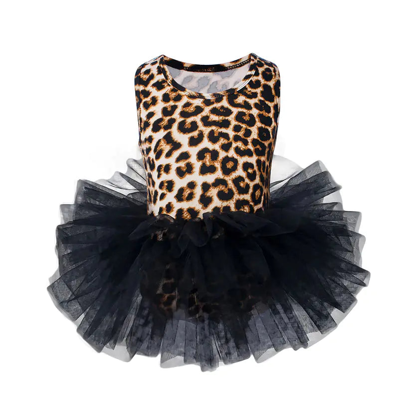 New Gauze Suspender Dress for Children's Dance Performance