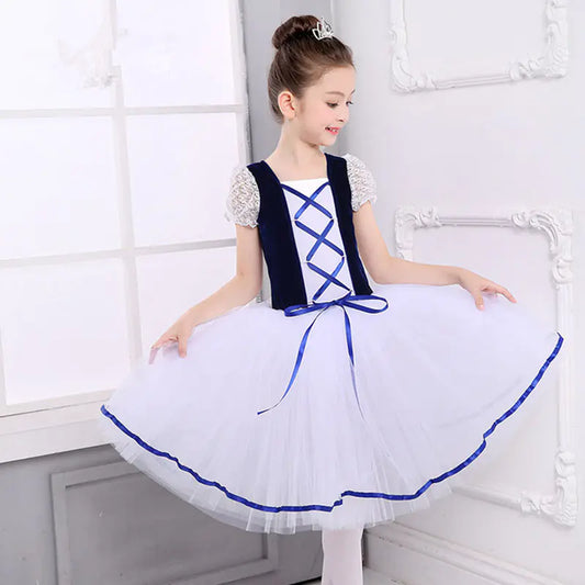 Children's Ballet Dance Dress Little Swan Costume Outfit