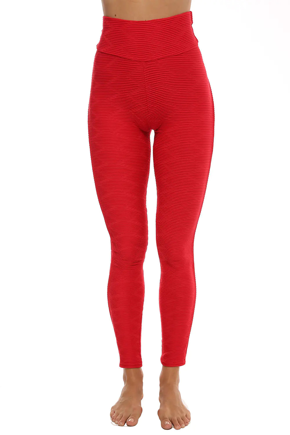 Women's Jacquard Yoga Pants for Dance and Fitness