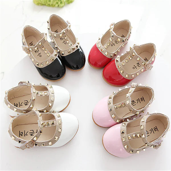 Girls' Princess Dance Flats with Studs