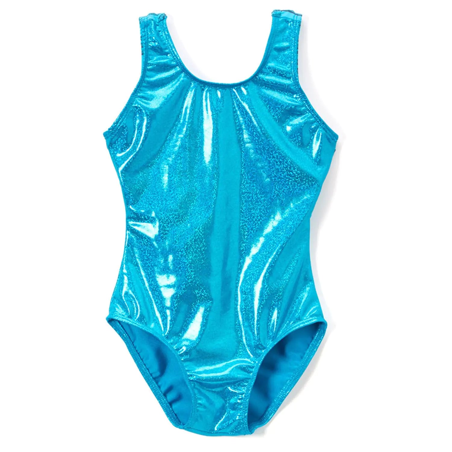 Rosdeer Big Girls Tank Blue Gymnastics Leotard For Little Girl 8-9Y