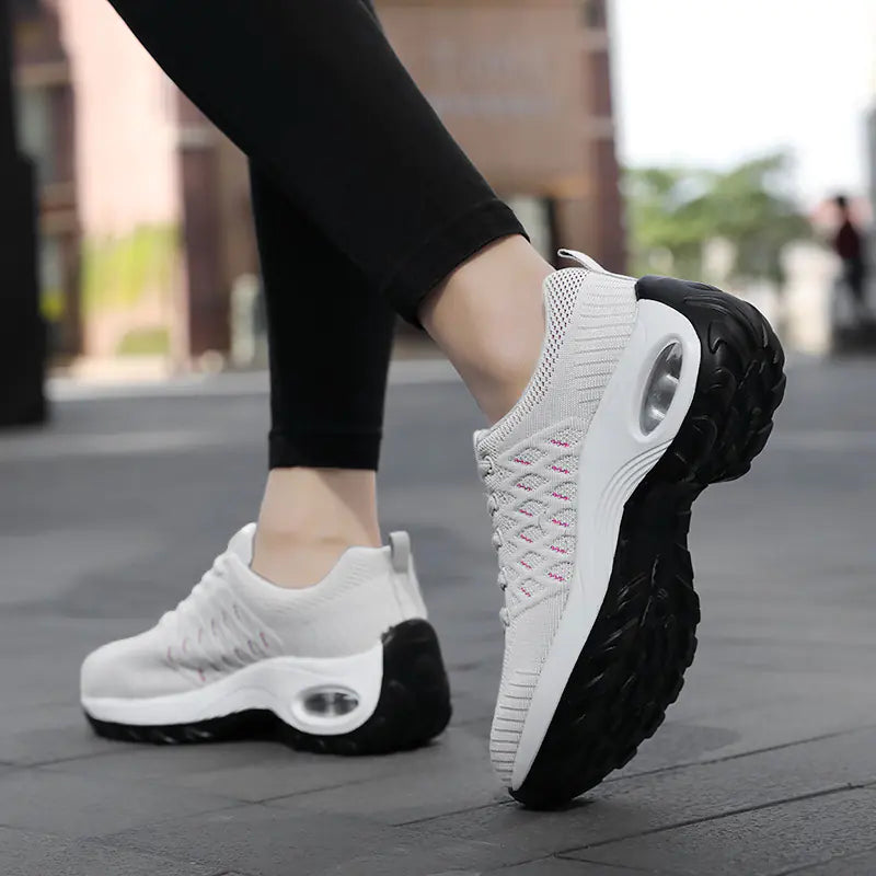 Breathable Women's Dance Shoes with Thick Soles