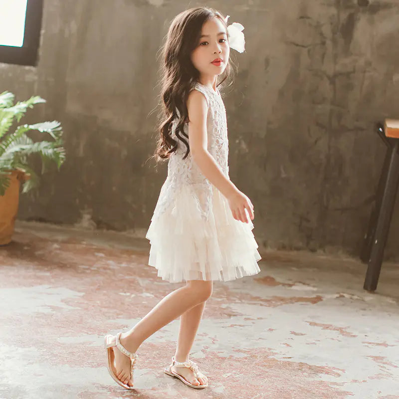 2020 Summer Children's Lace Princess Dress for Dance