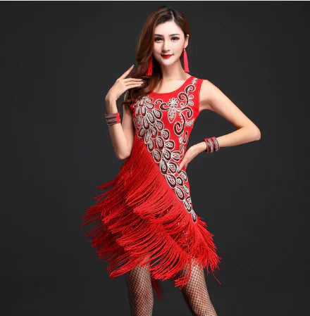 Practice Uniform, Latin Dance Skirt, Performance Outfit