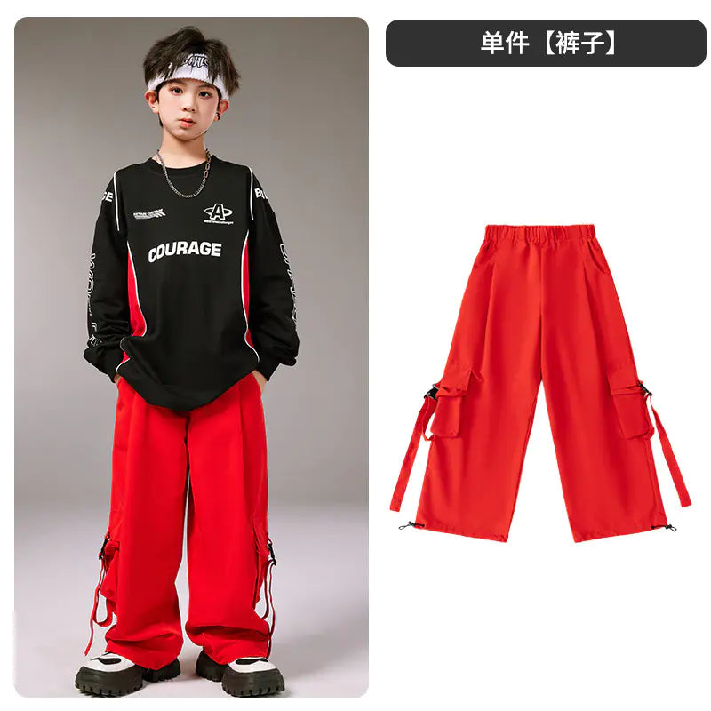 Kids Hip-Hop Dance Outfit for Boys and Girls Set
