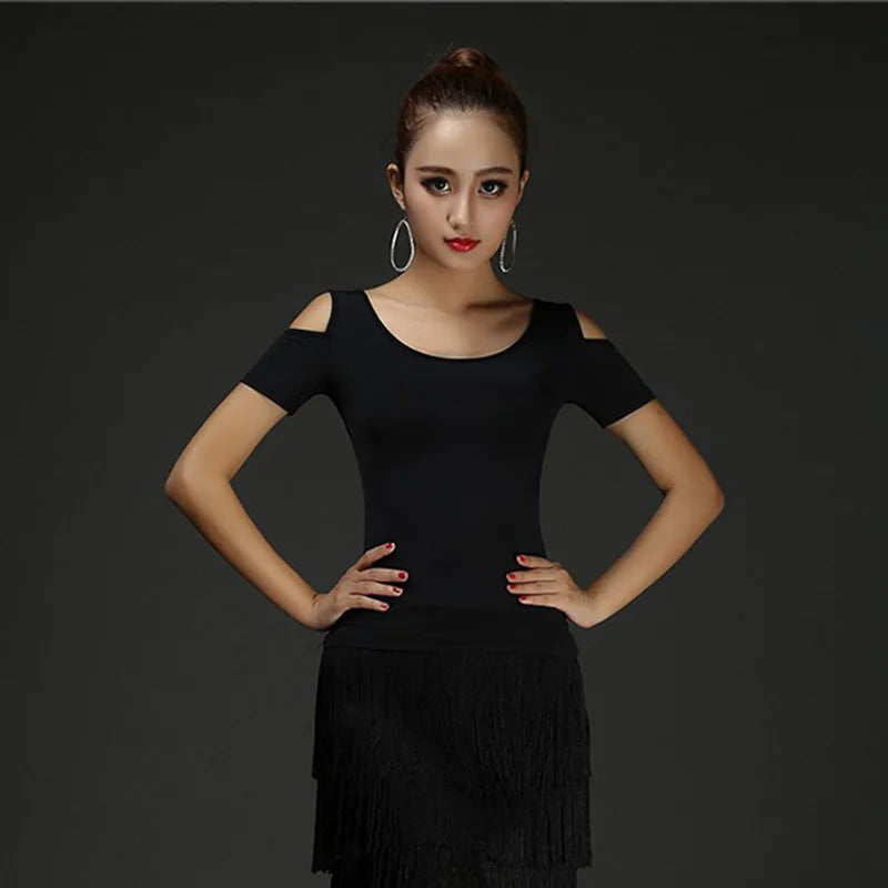New Women's Latin Dance Top for Performances and Practice