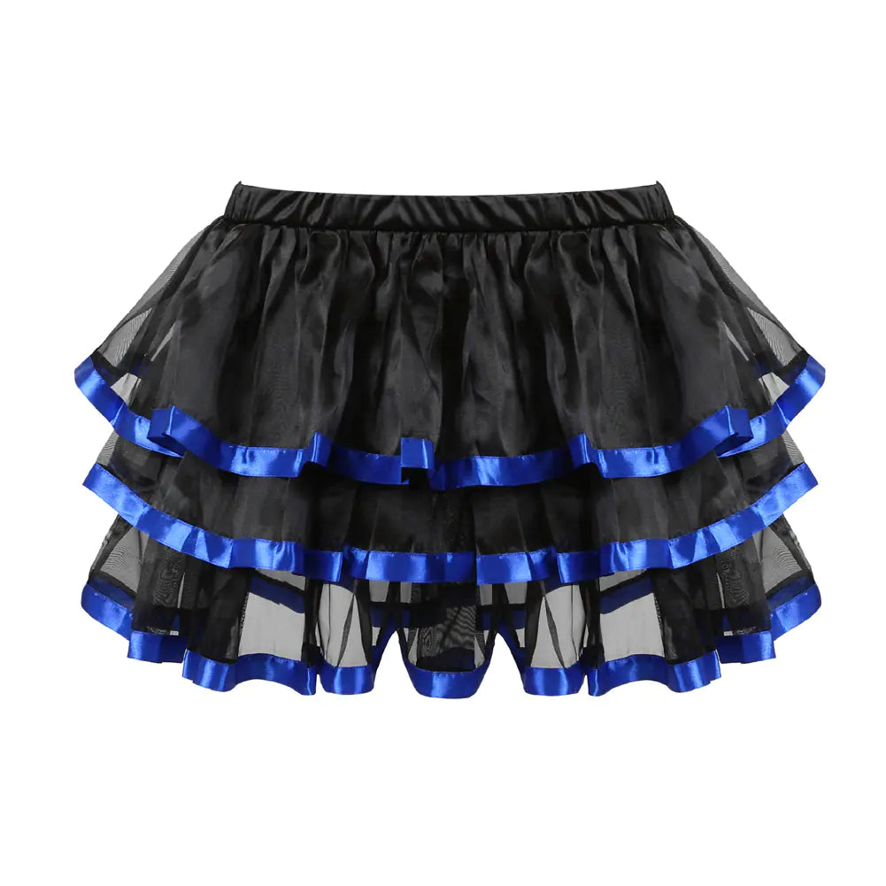 Corset with Tutu Mini Dance Skirt Lingerie Outfit