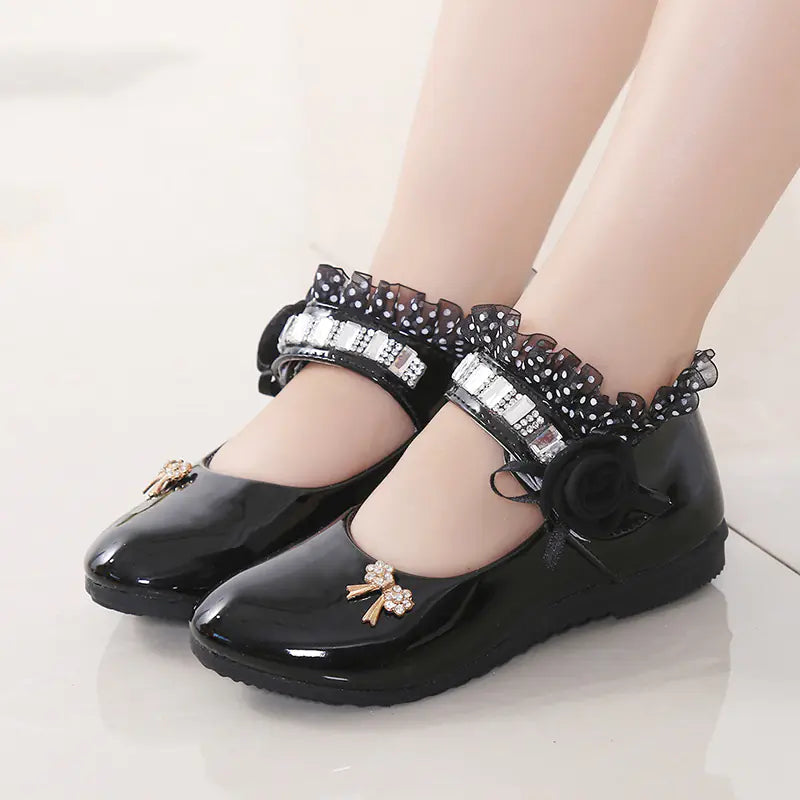 Korean Style Dance Peas Shoes for Student Performances