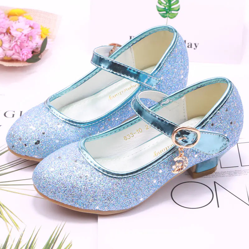 Four Seasons Girls High Heel Dance Performance Shoes