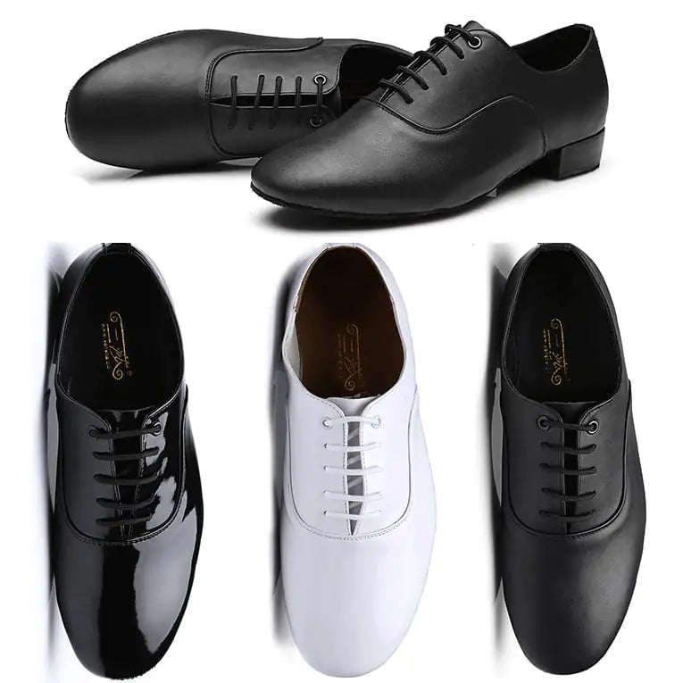Adult Mid-Heel Soft-Sole Dance Exercise Shoes