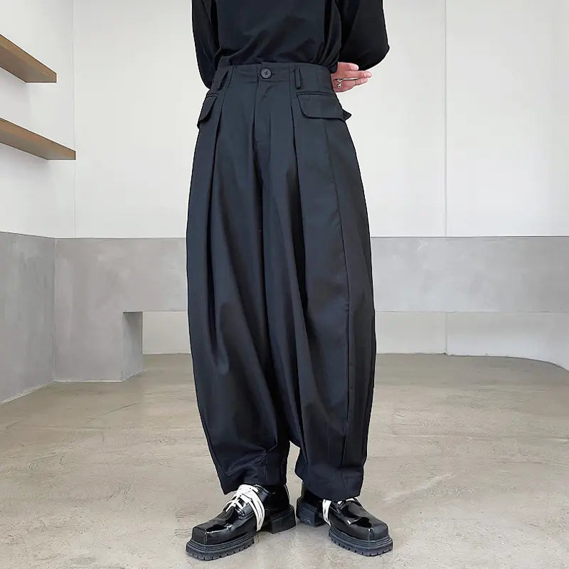 Oversized Summer Wide-Leg Pants for Street Dance