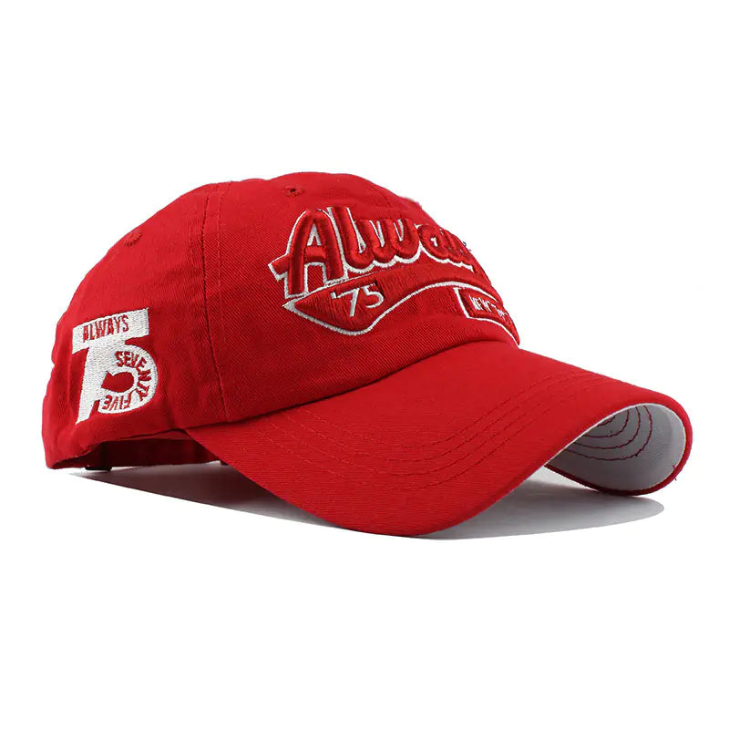 Embroidered Baseball Cap for Couples and Street Dance