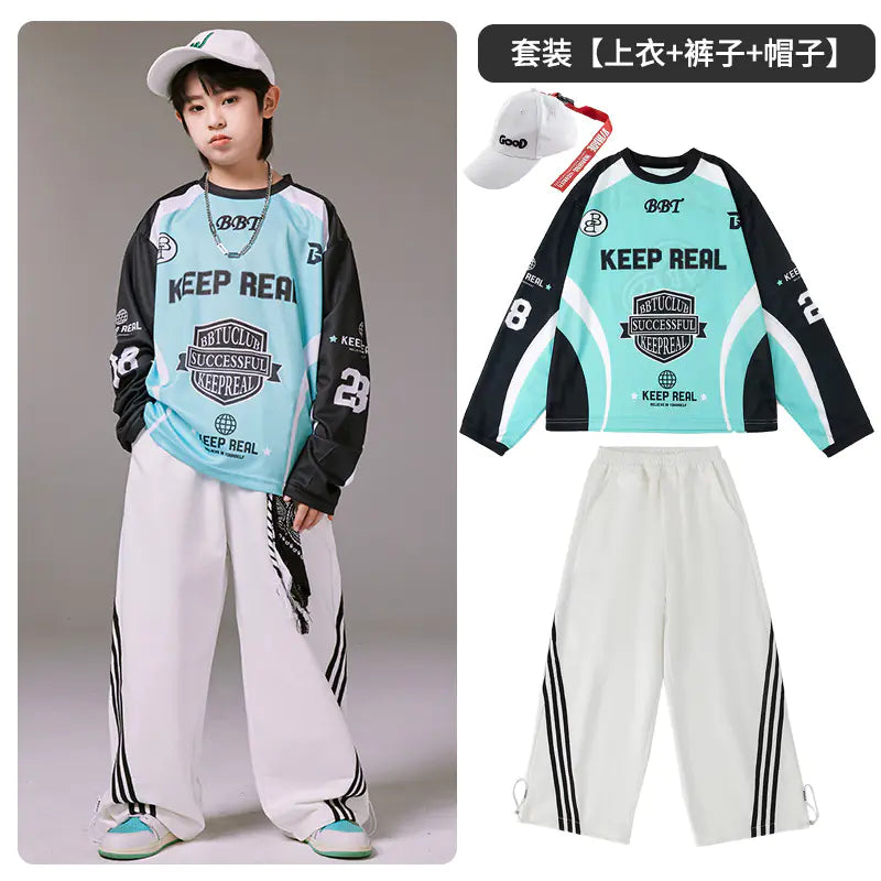 Kids Street Dance Hip Hop Outfit for Boys & Girls