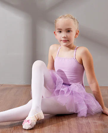 Children's Dance Costumes with Suspenders and Skirts
