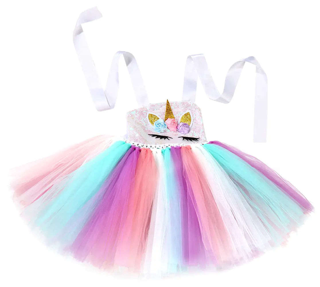 Unicorn Tutu Dress for Christmas Party and Rave