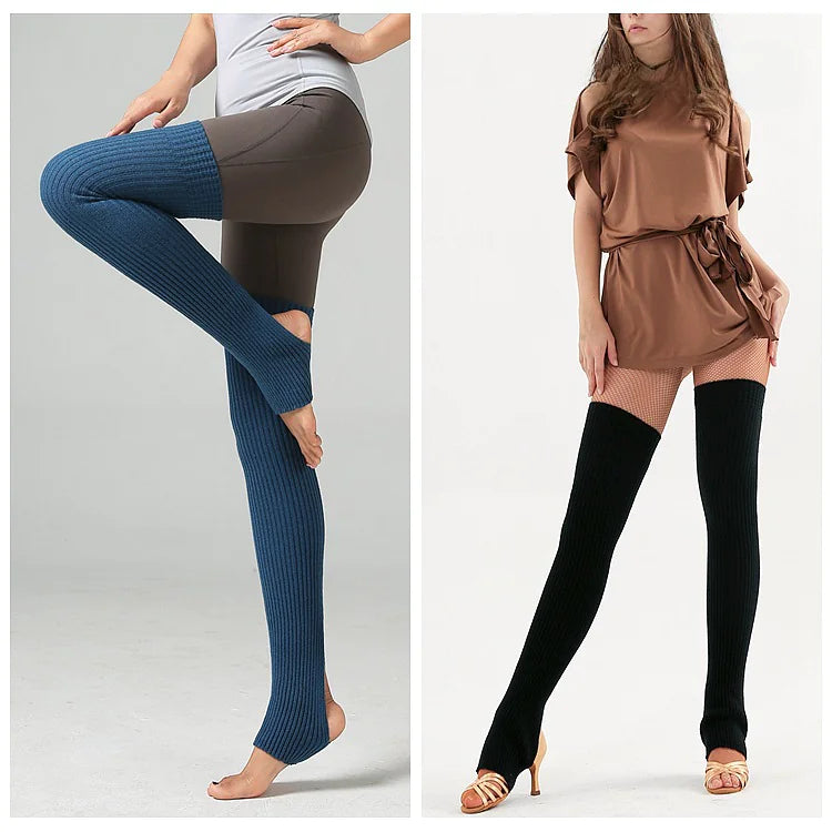 Adult Ballet Dance Warm Leg Warmers 75CM
