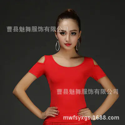 New Women's Latin Dance Top for Performances and Practice