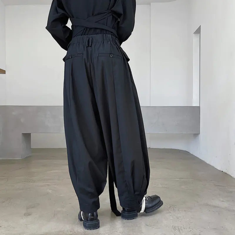 Oversized Summer Wide-Leg Pants for Street Dance