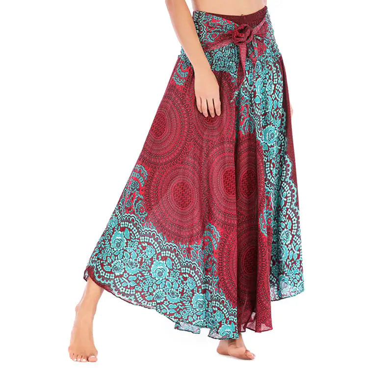 Leisure Beach Vacation Big Skirt Belly Dance Outfit