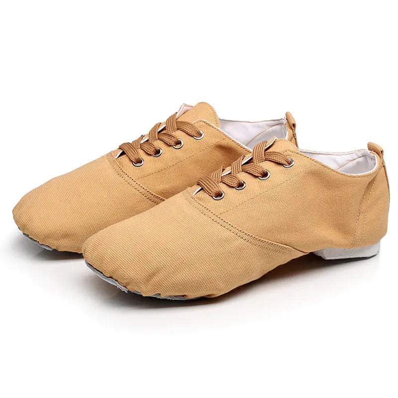 Children's Dance Shoes - Canvas Jazz and Ballet Styles